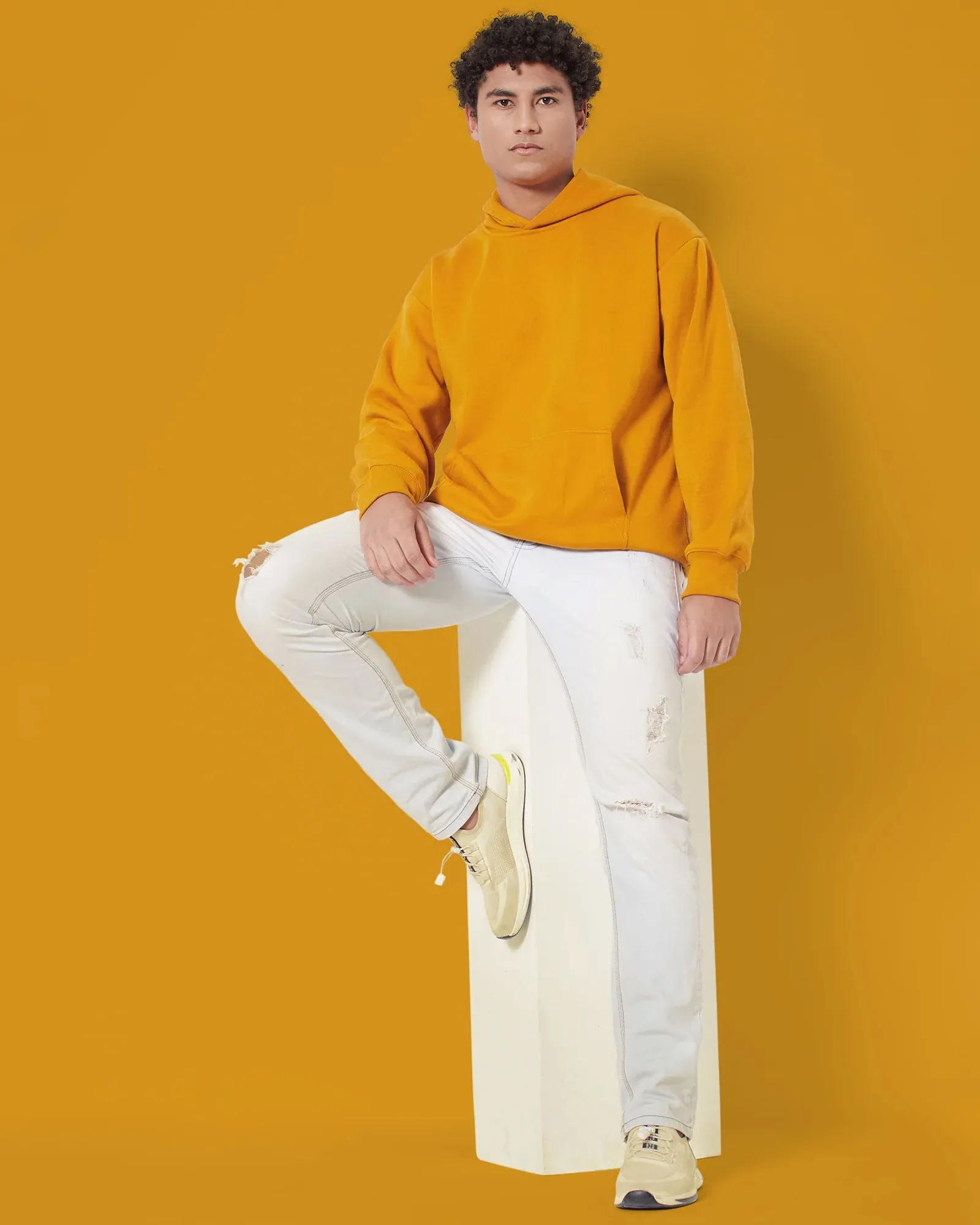 Airjet Hoodie: Mustard