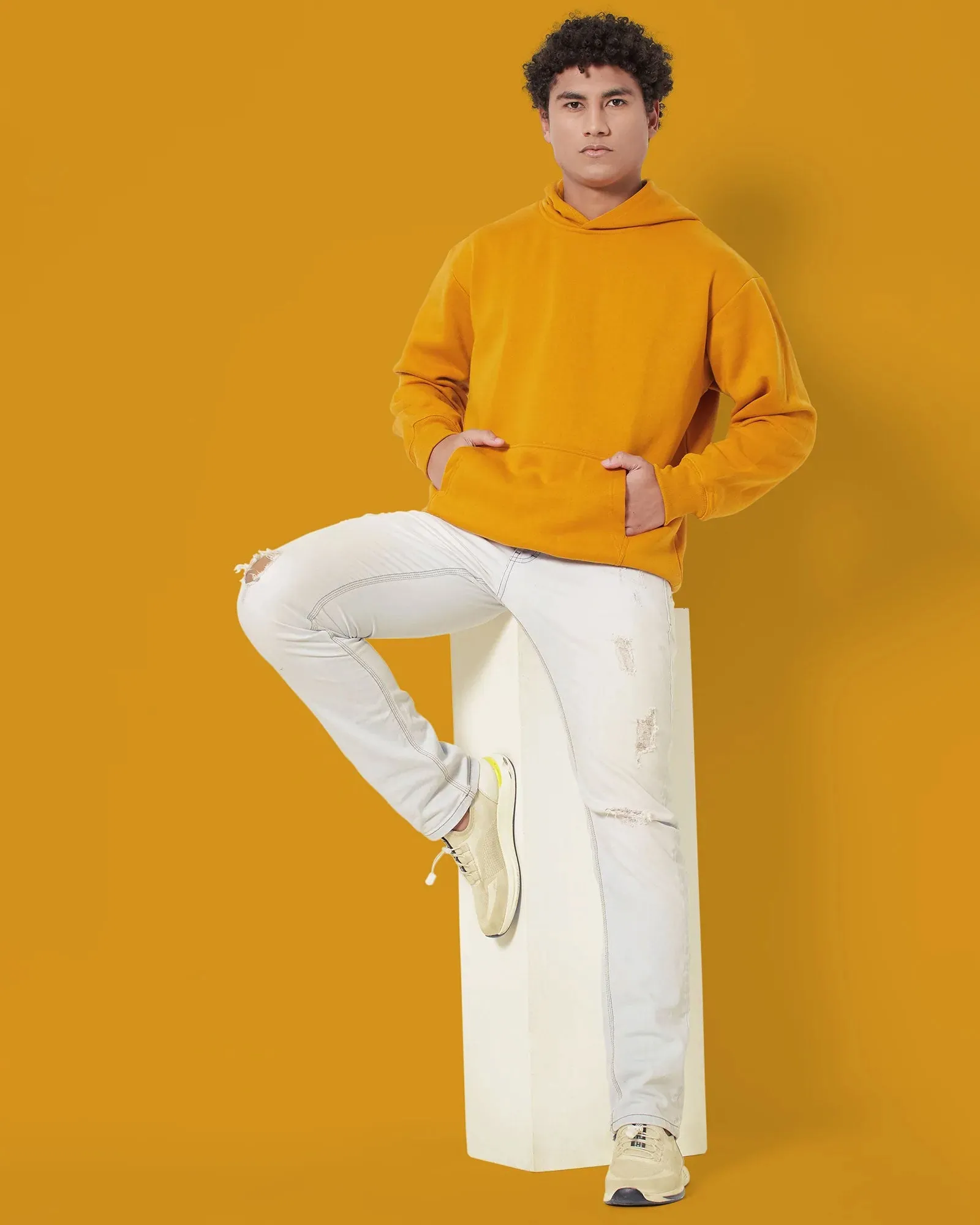 Airjet Hoodie: Mustard