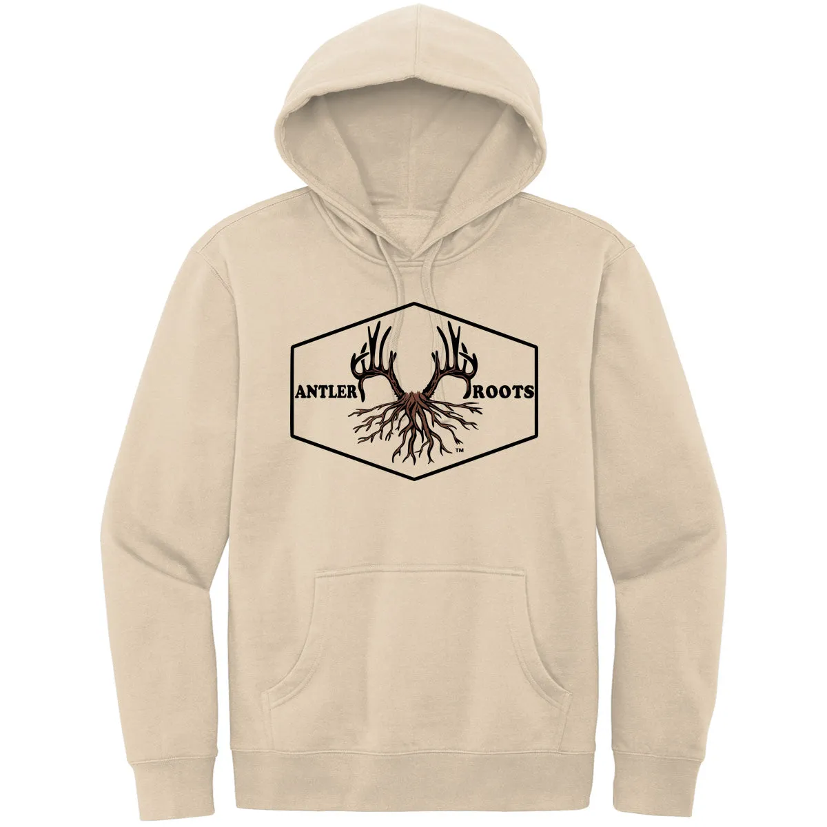 Antler Roots - Diamond Rectangle - Gardenia Hoodie