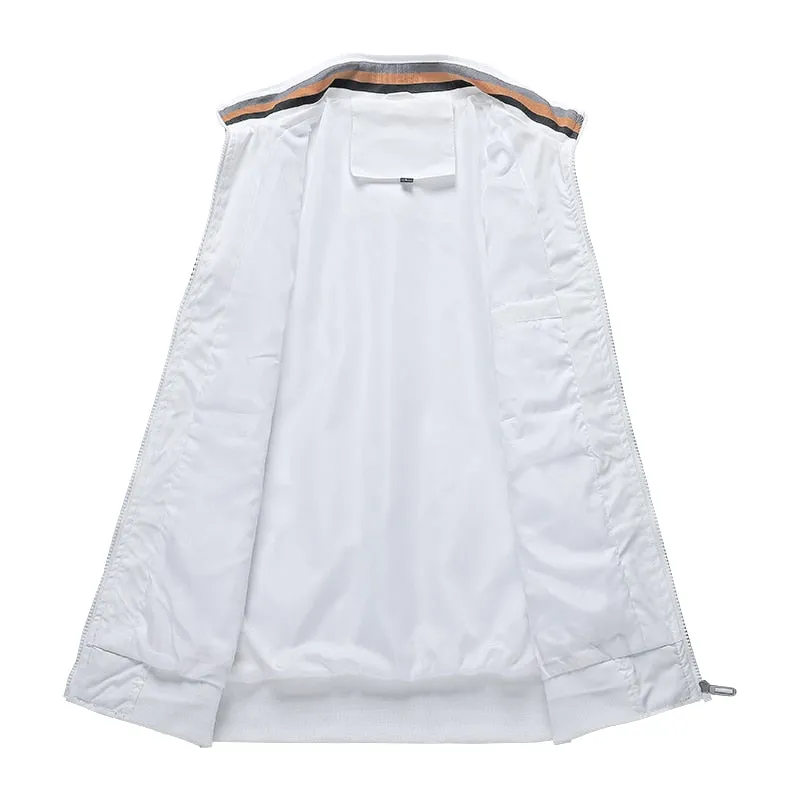 Autumn Men's Windbreaker Bomber Jackets and Coats