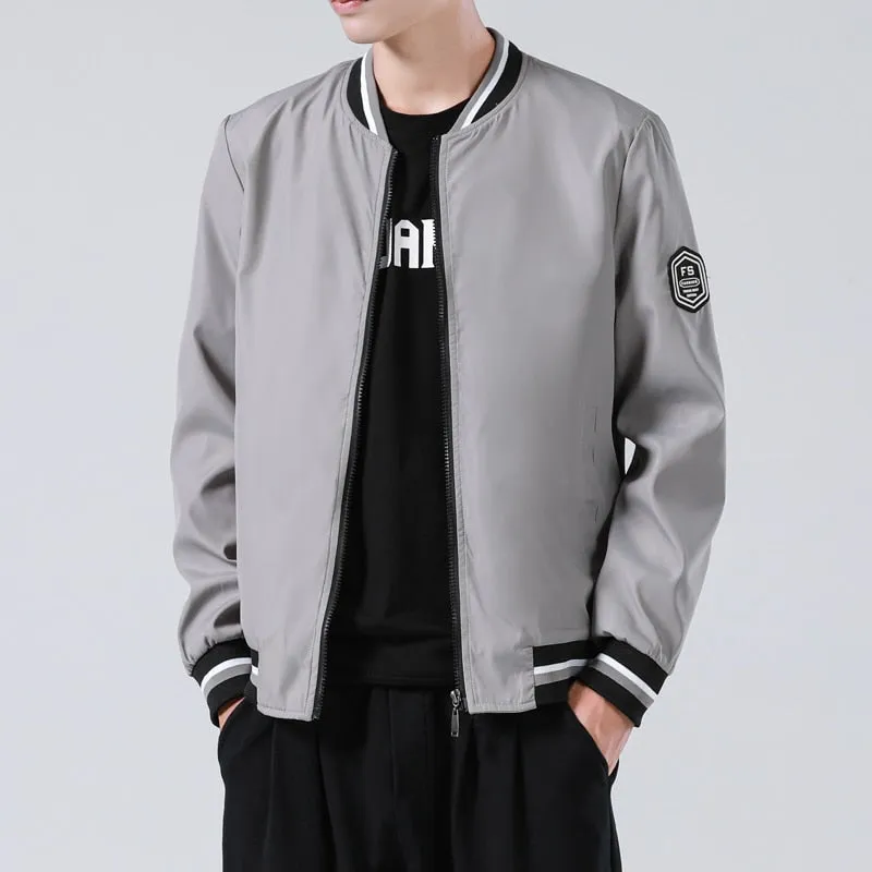 Autumn Men's Windbreaker Bomber Jackets and Coats