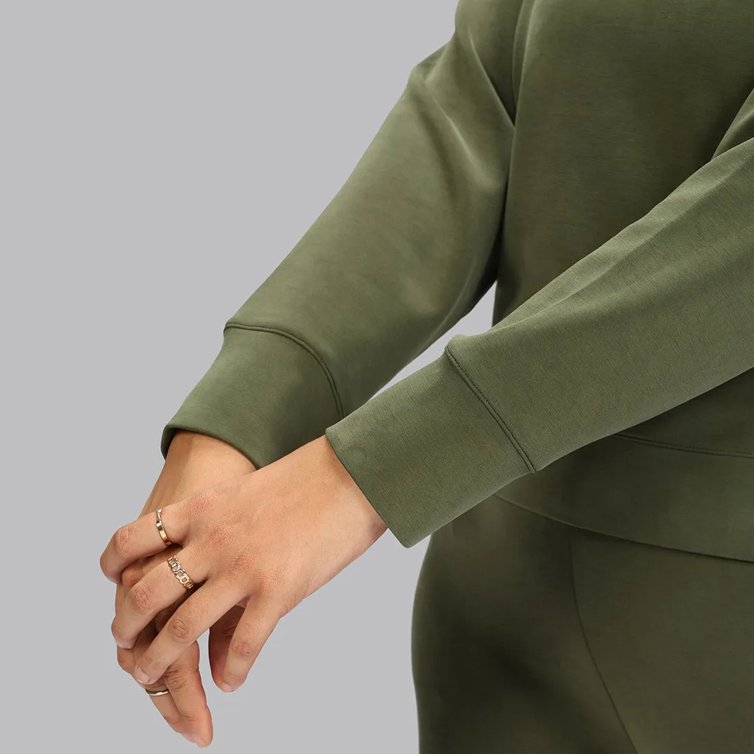 BareButter Pullover With Zipper