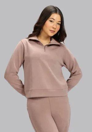 BareButter Pullover With Zipper