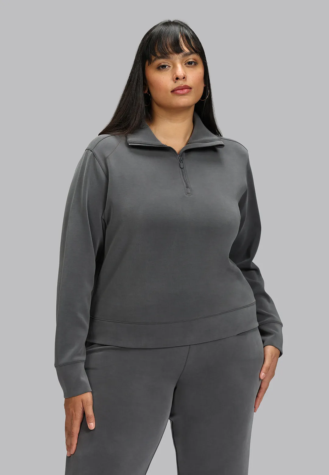 BareButter Pullover With Zipper