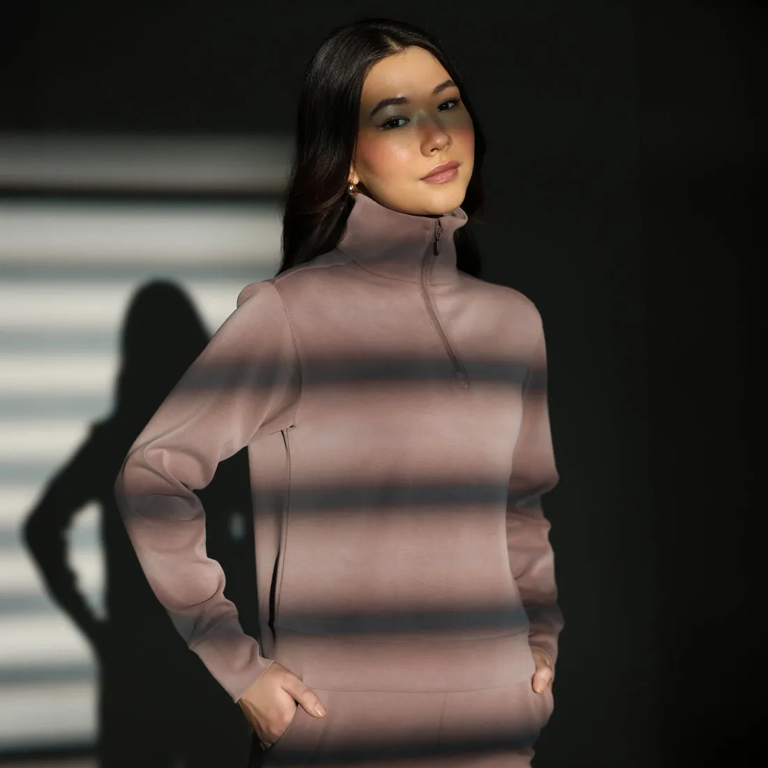 BareButter Pullover With Zipper