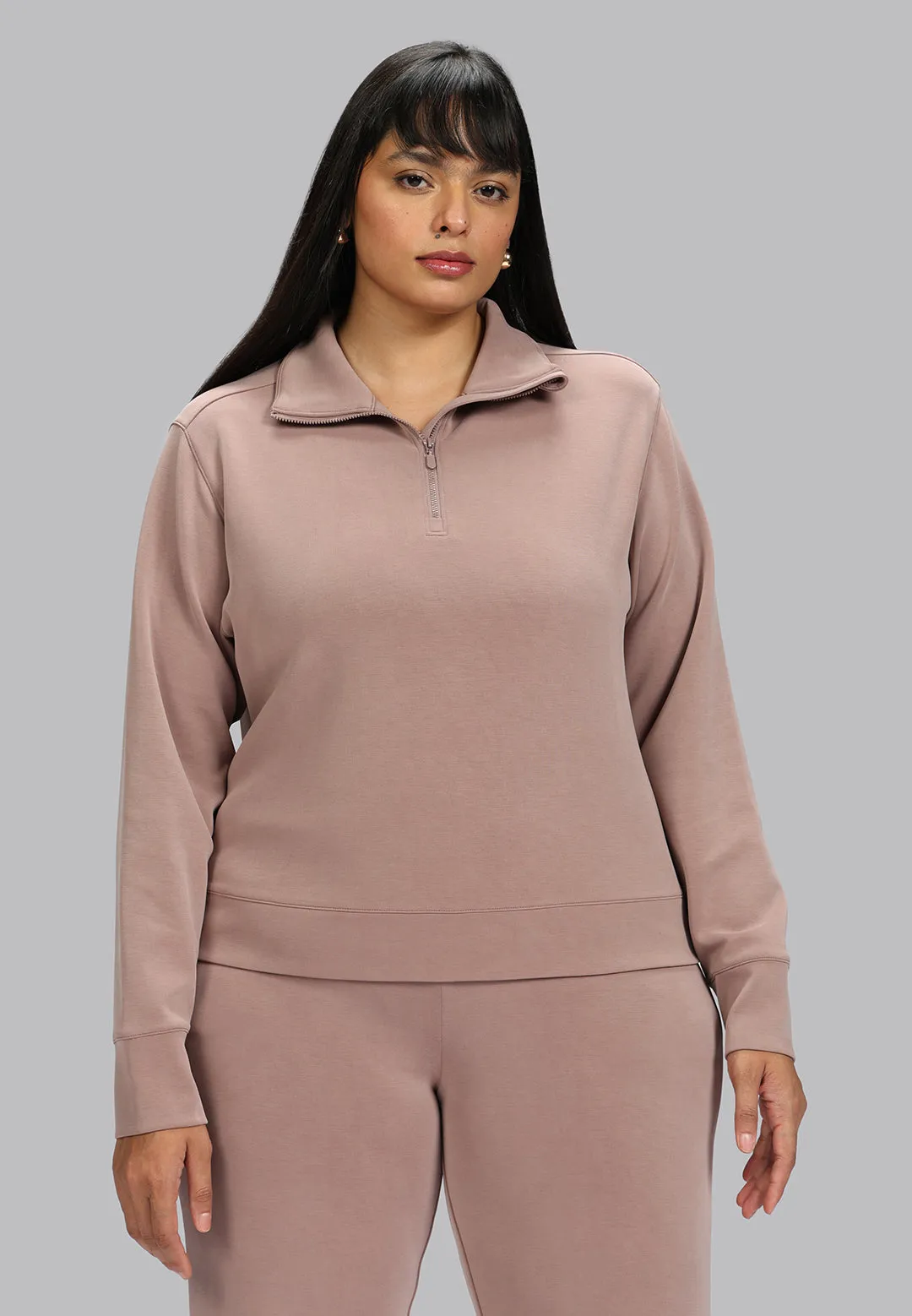 BareButter Pullover With Zipper