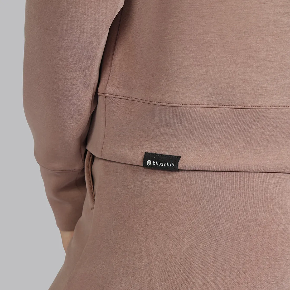 BareButter Pullover With Zipper