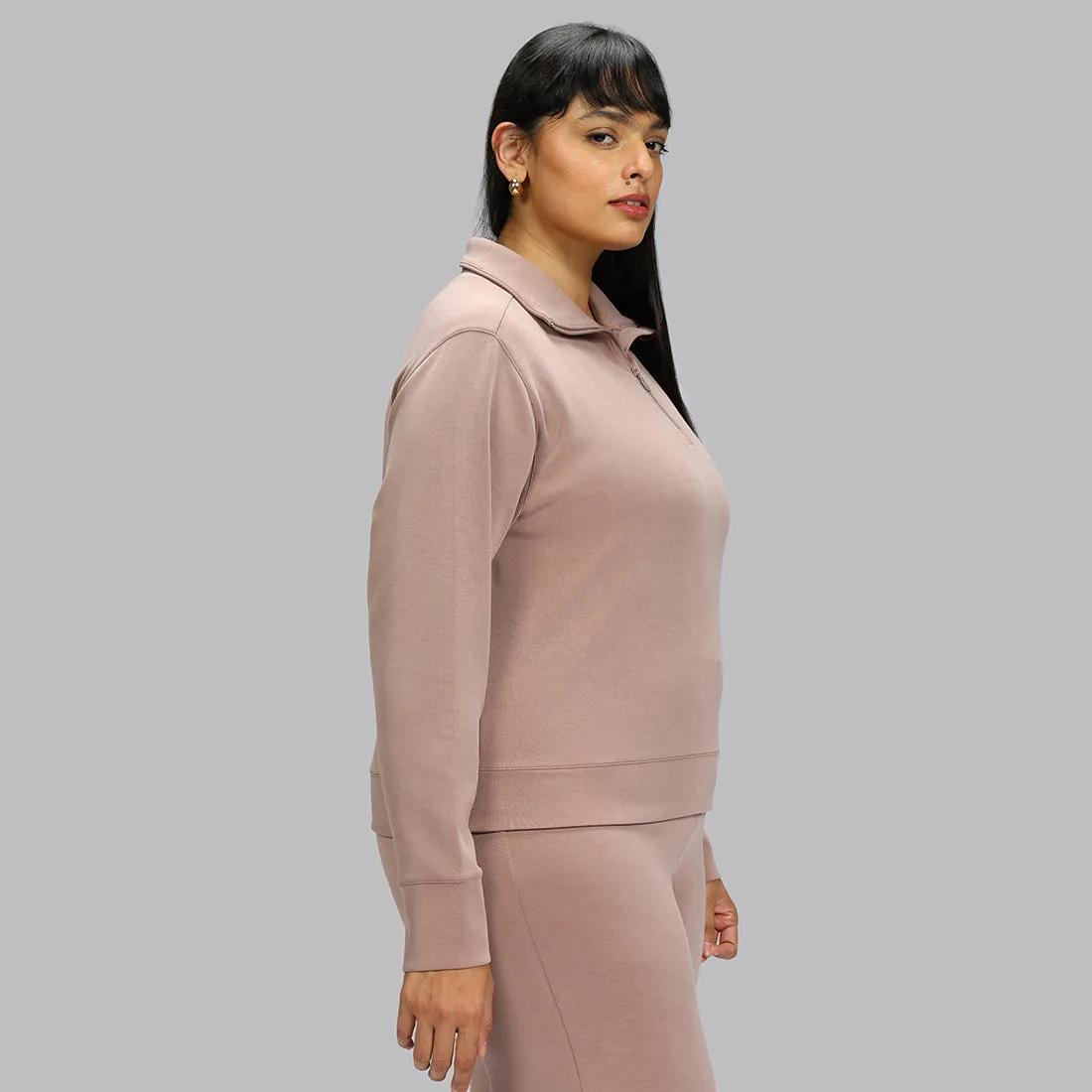 BareButter Pullover With Zipper