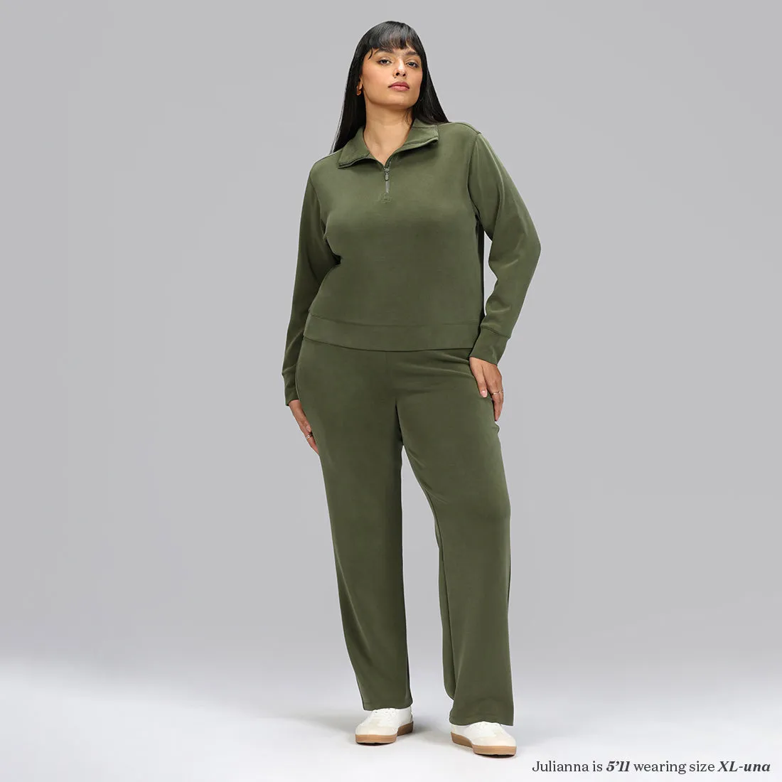 BareButter Pullover With Zipper