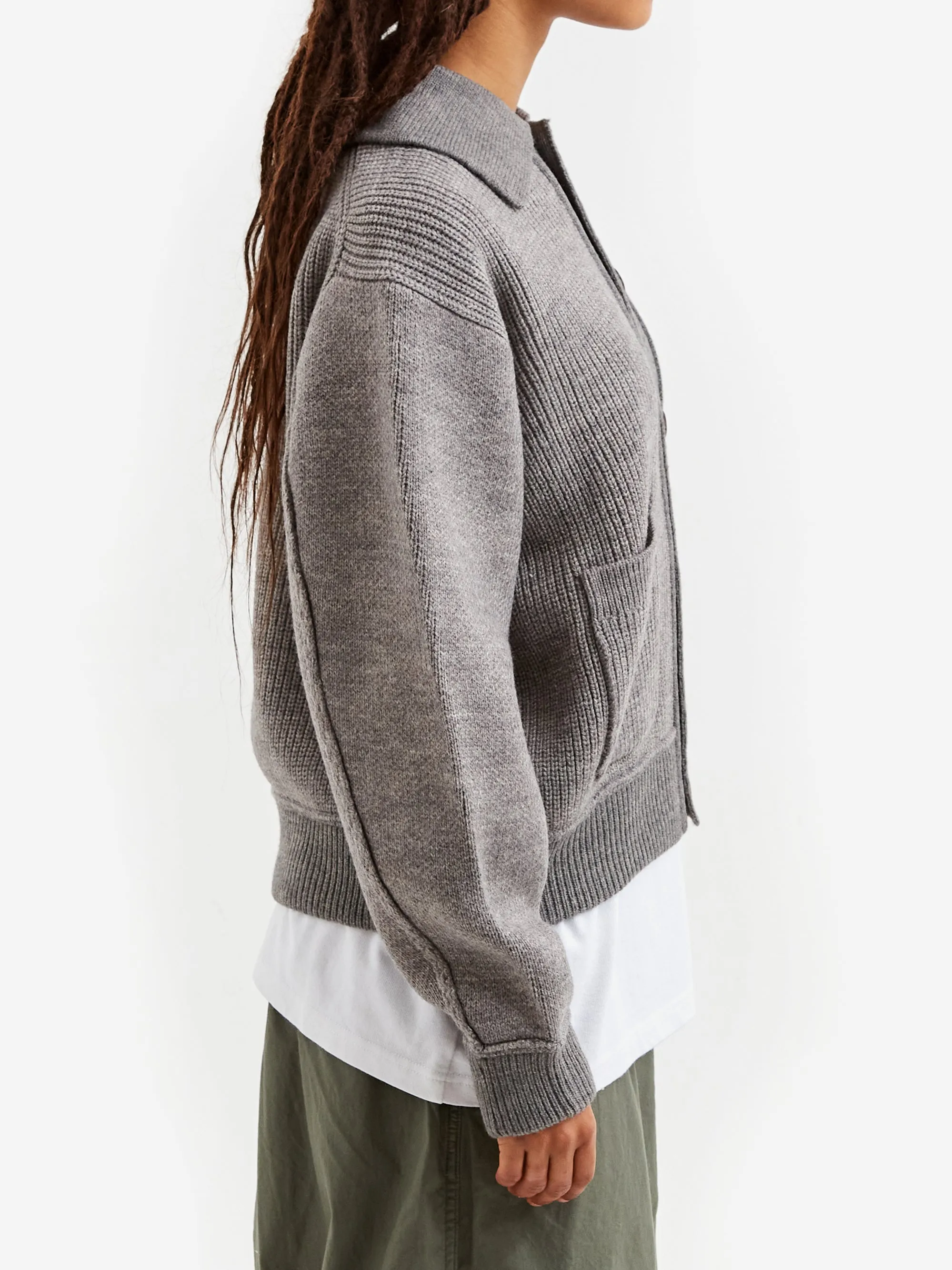 Grey Beams Boys Knit Sports Jacket