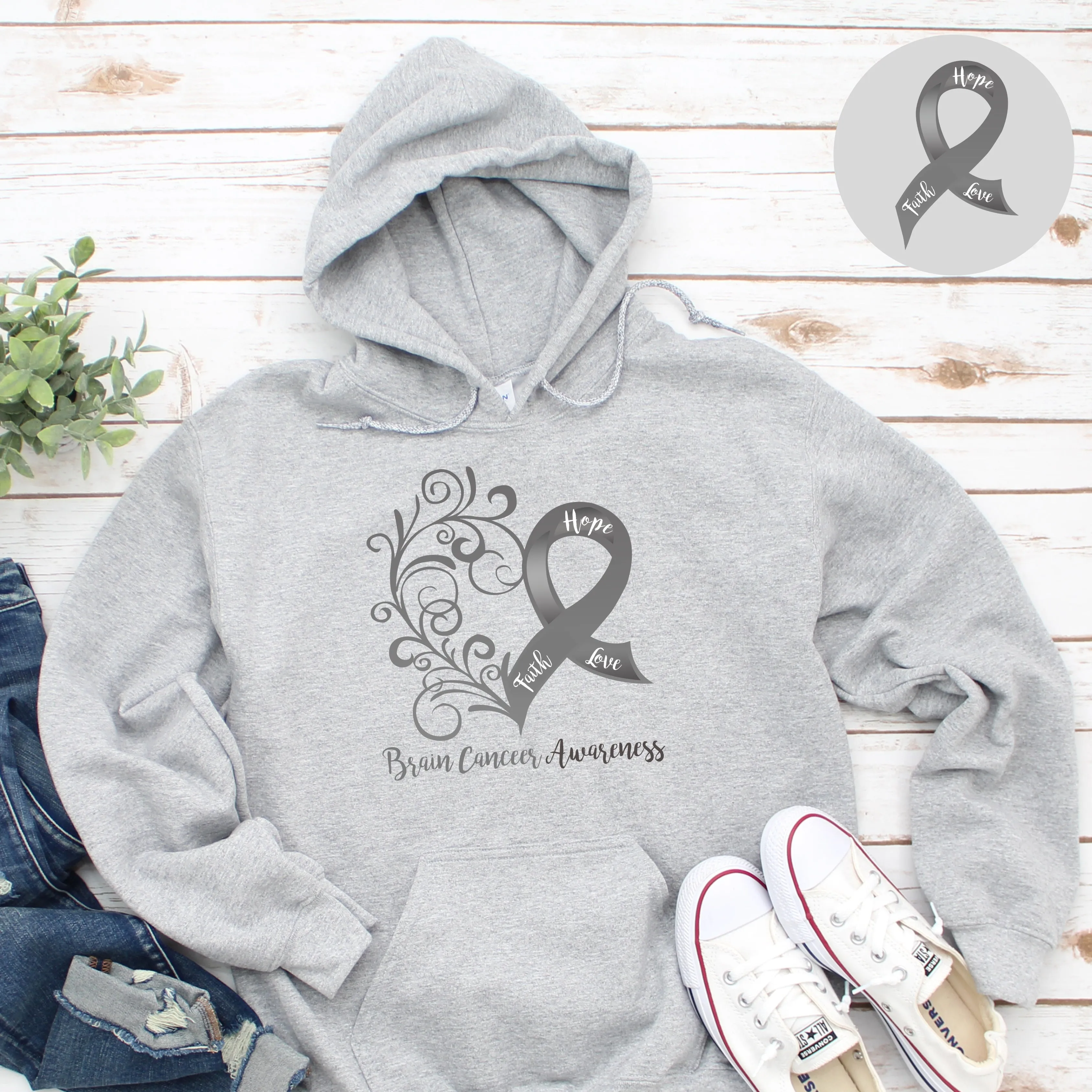 Brain Cancer Awareness Hoodie