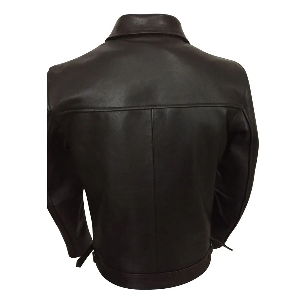 Premium Brown Plainsman Leather Jacket for Men - Stylish, Durable, and Versatile Outerwear