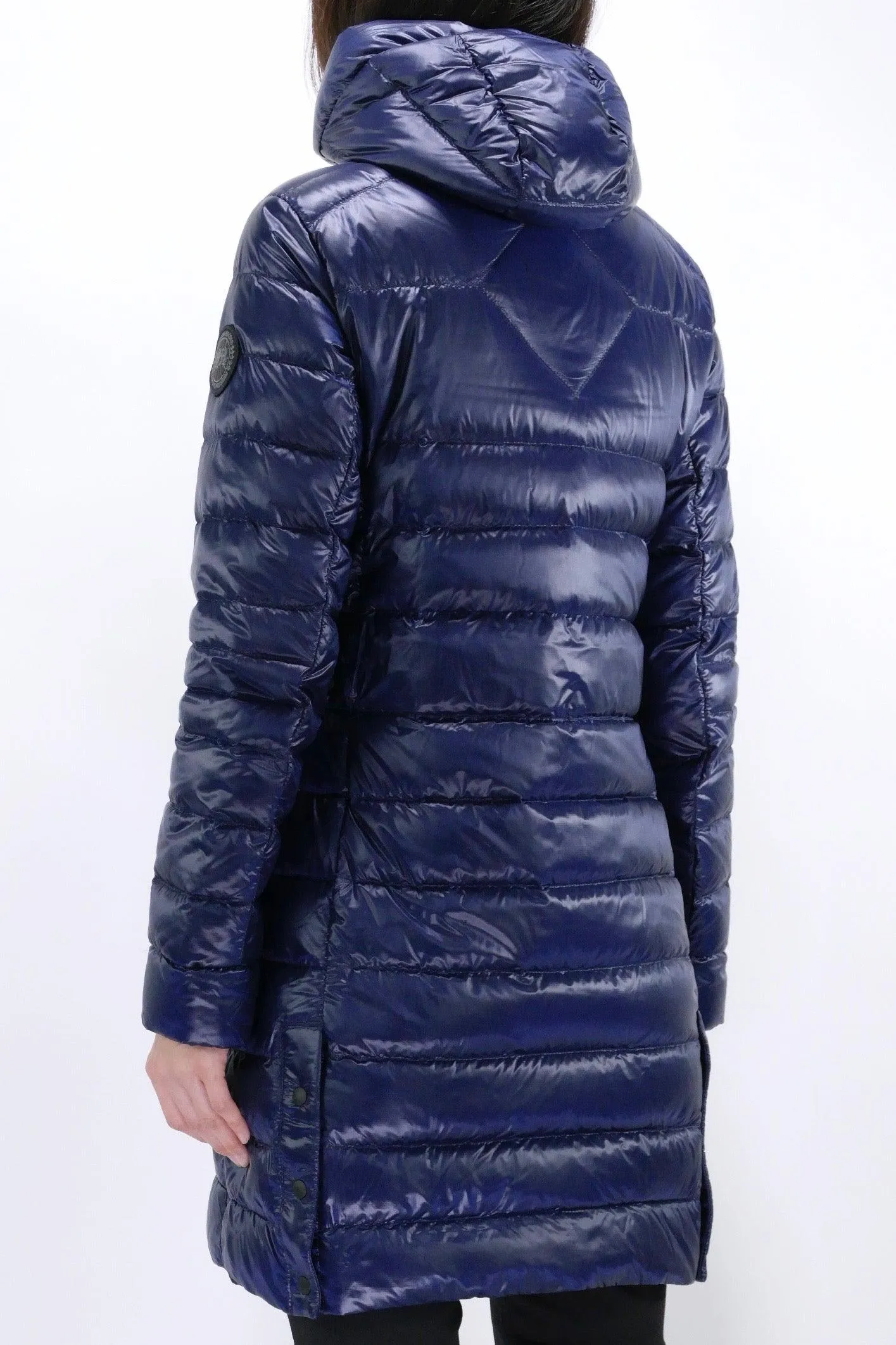 Canada Goose Womens Lite Jacket Cypress Hooded Black Label - Atlantic Navy