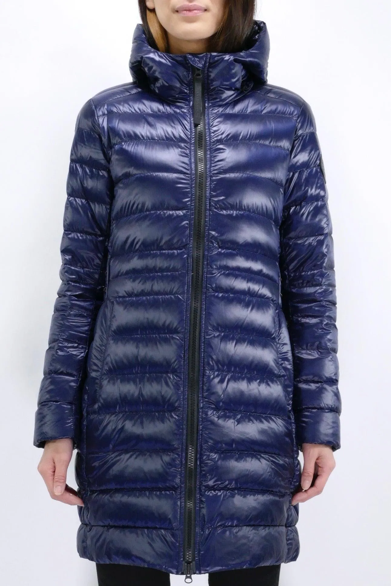Canada Goose Womens Lite Jacket Cypress Hooded Black Label - Atlantic Navy