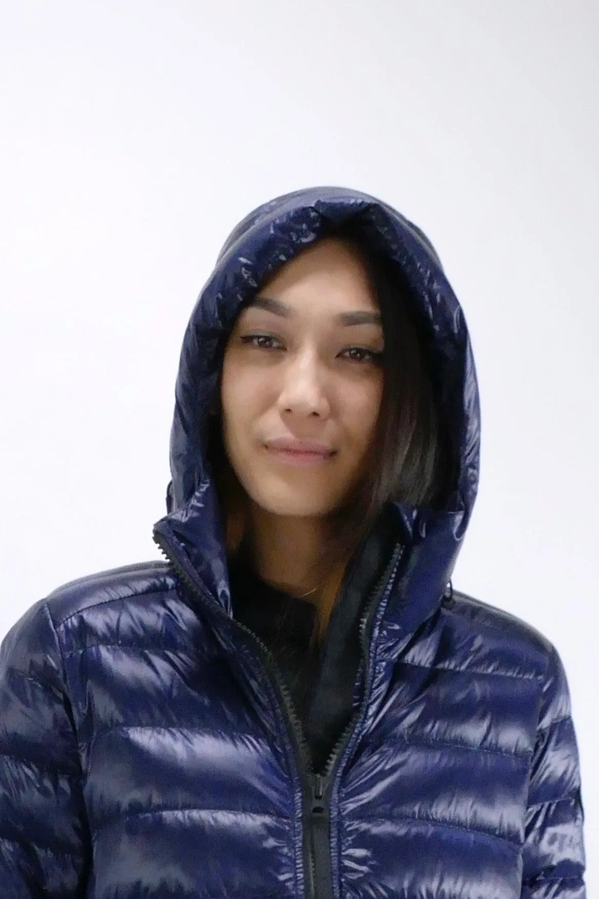 Canada Goose Womens Lite Jacket Cypress Hooded Black Label - Atlantic Navy