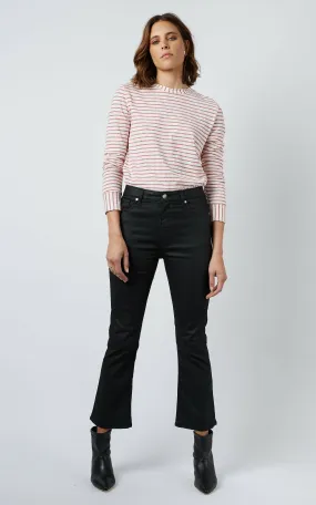 Coated Flare Jeans