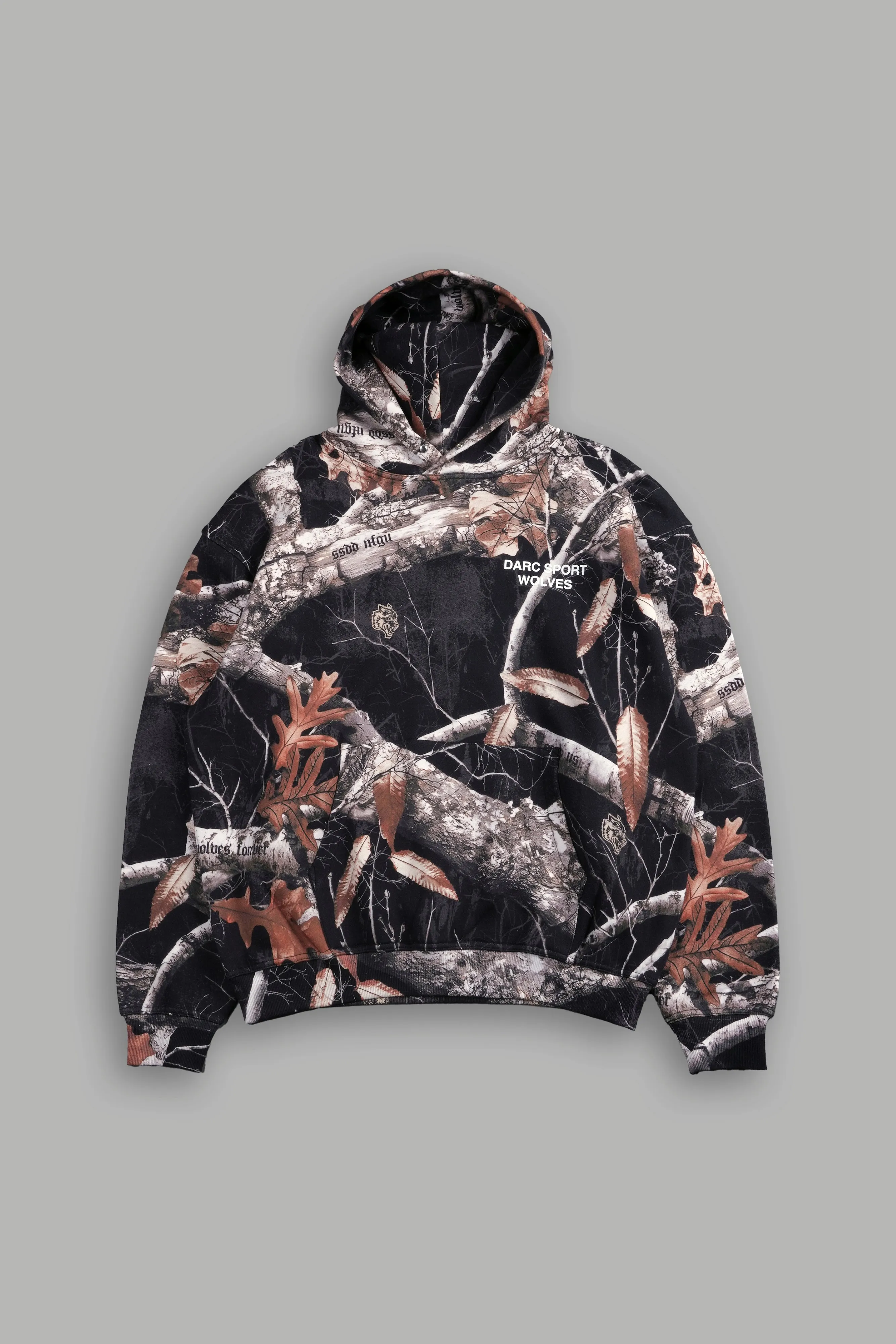 Darc Sport Wolves "Pierce" Hoodie in Darc Woodland Camo