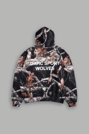 Darc Sport Wolves "Pierce" Hoodie in Darc Woodland Camo