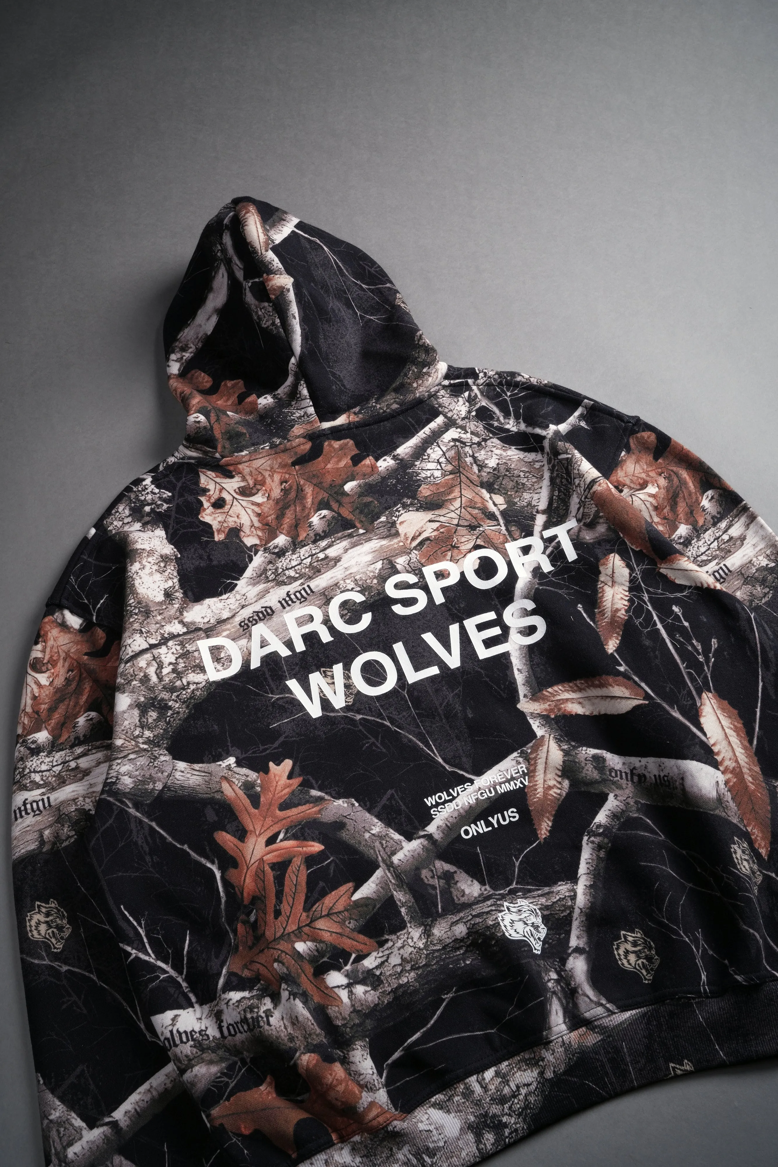 Darc Sport Wolves "Pierce" Hoodie in Darc Woodland Camo