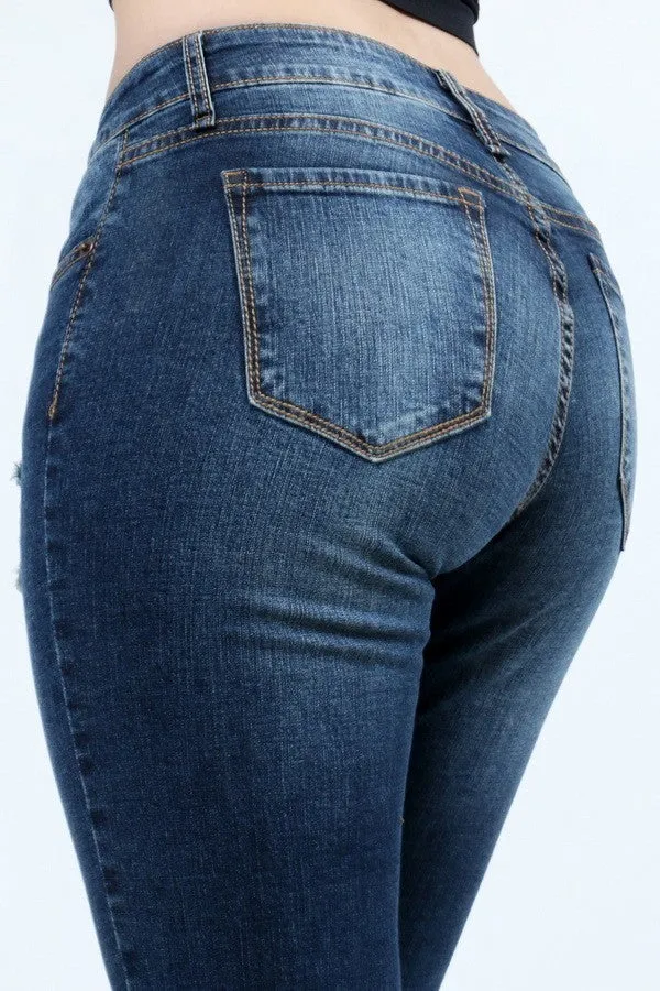 Dark Indigo Skinny Jeans