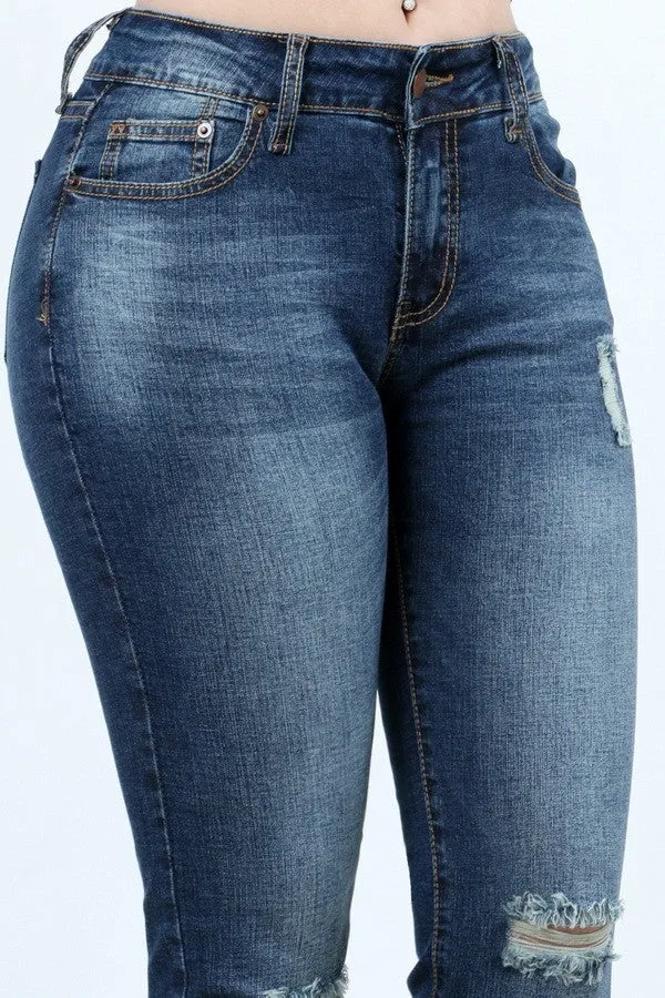 Dark Indigo Skinny Jeans