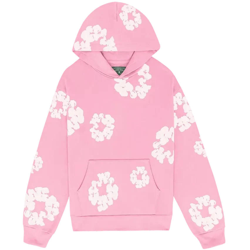 Denim Tears 'The Cotton Wreath' Hoodie Pink
