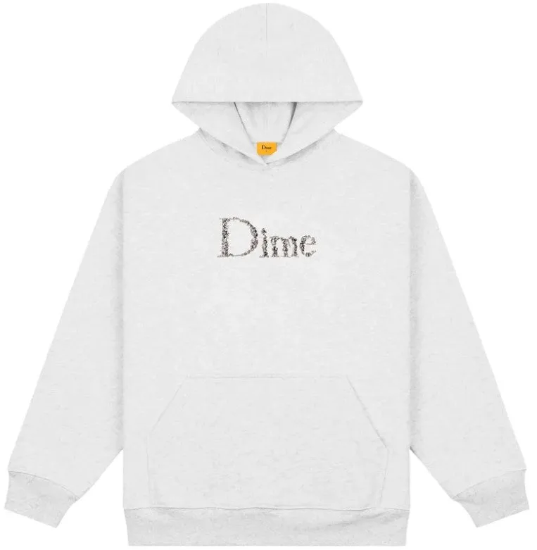 Dime Classic Skull Hoodie / Ash