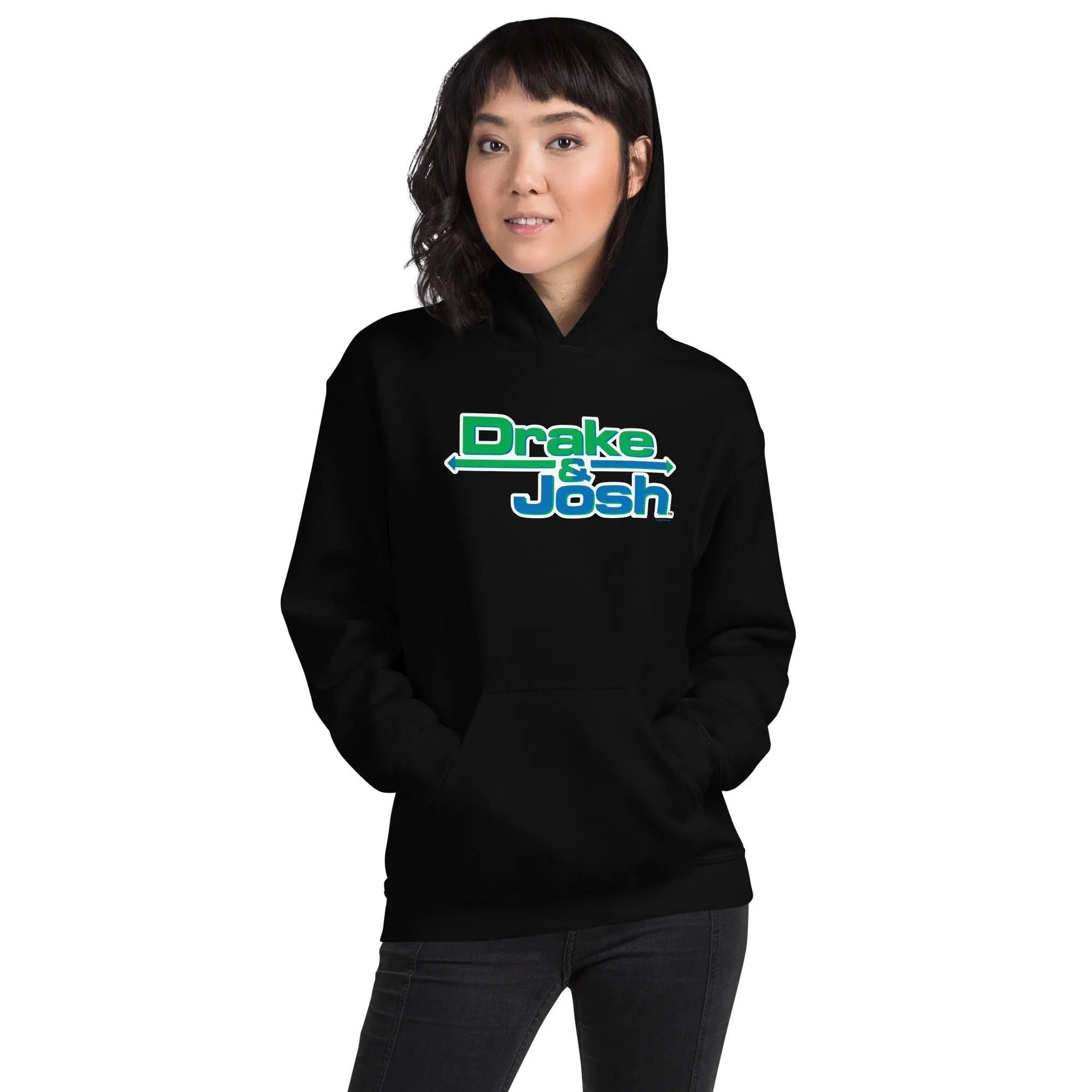 Drake & Josh Logo Adult Hooded Sweatshirt