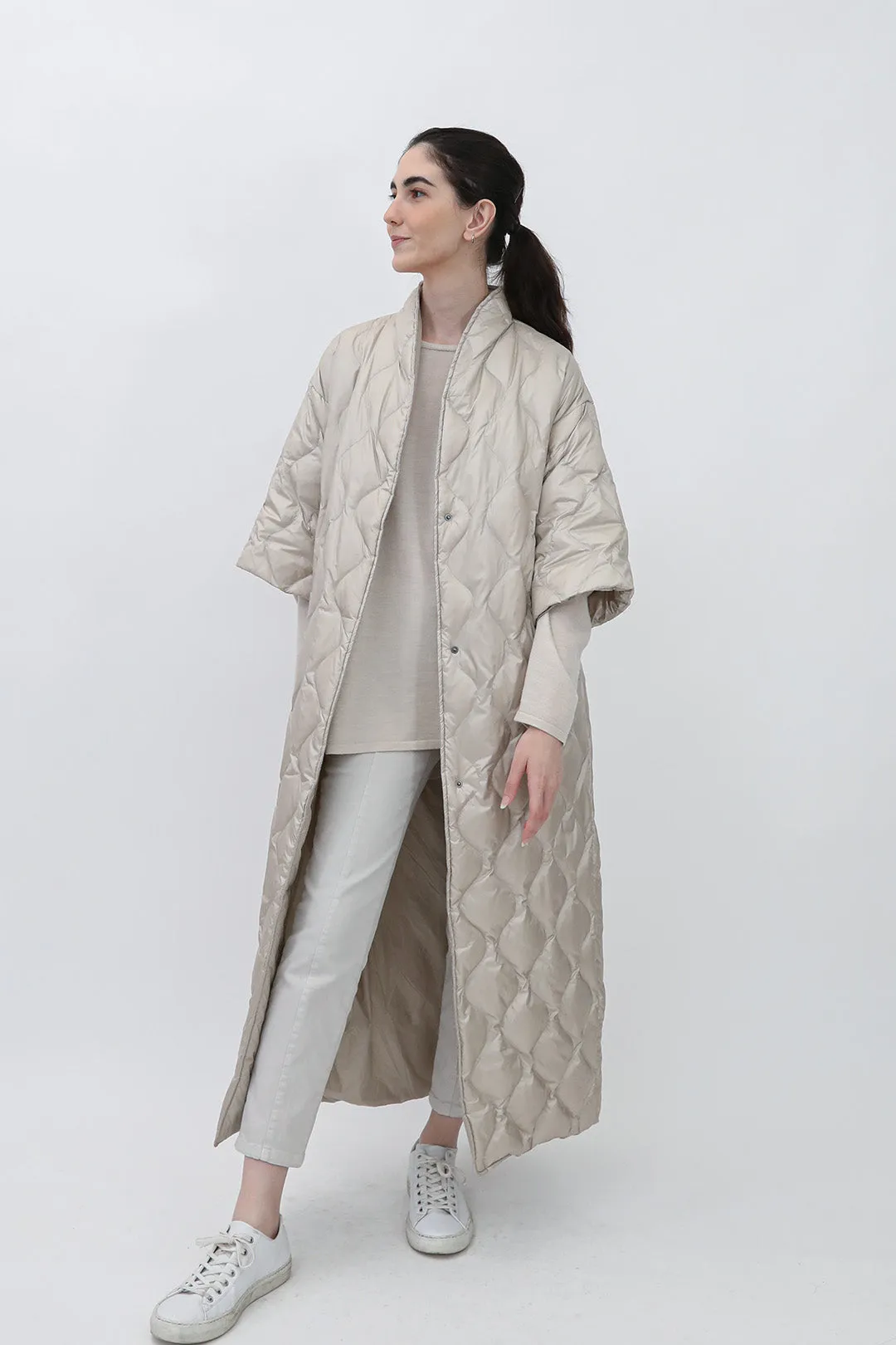 DREAMCOAT DUVET ROBE IN GOOSE DOWN
