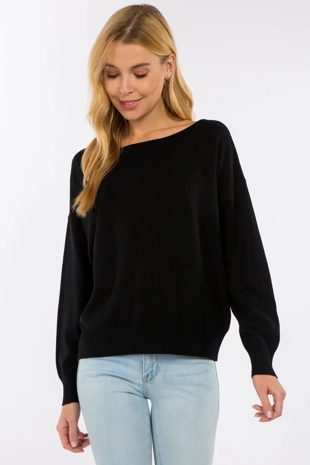 Dreamers Boat Neck Sweater - 3 Colors