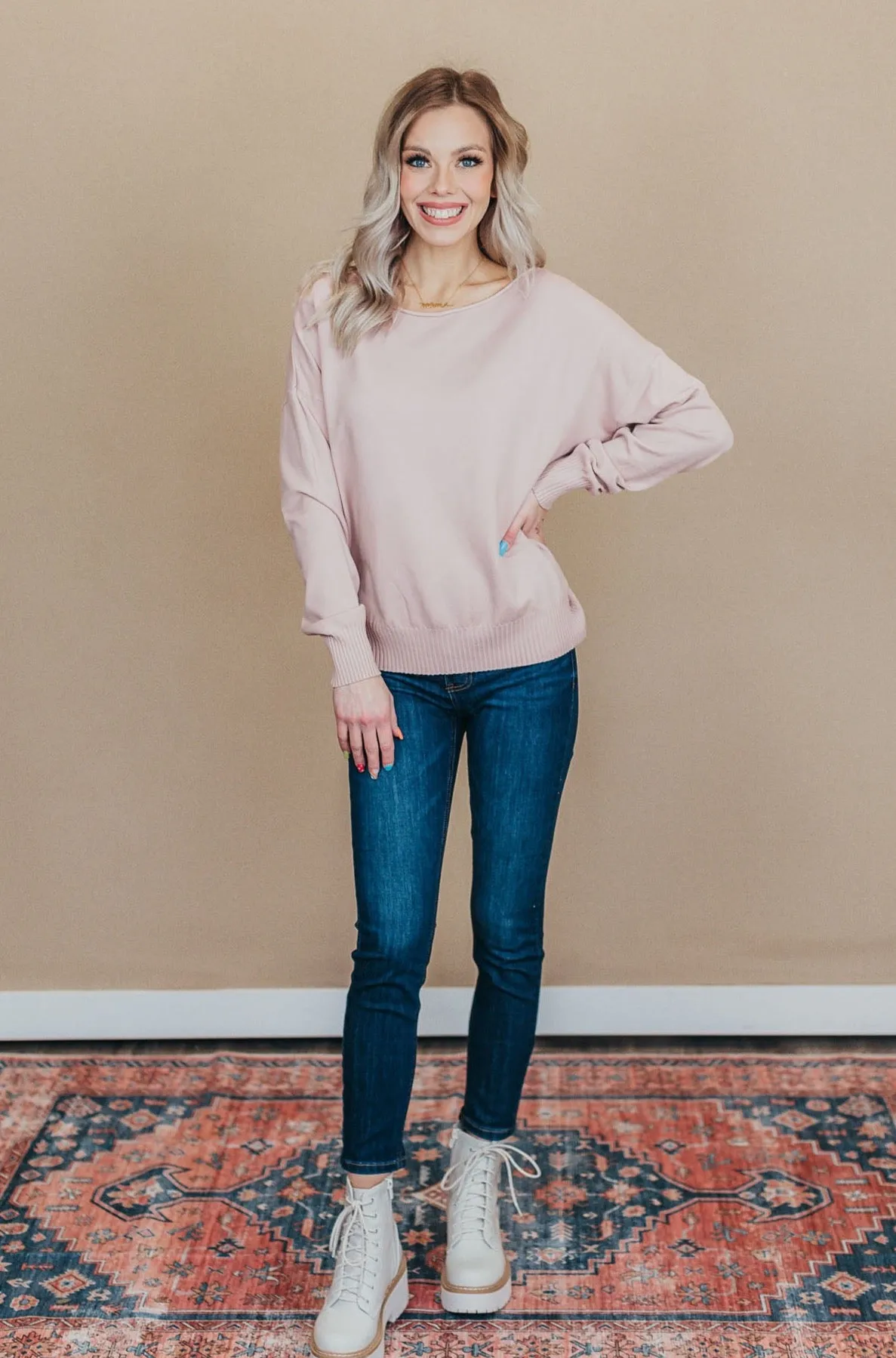 Dreamers Boat Neck Sweater - 3 Colors