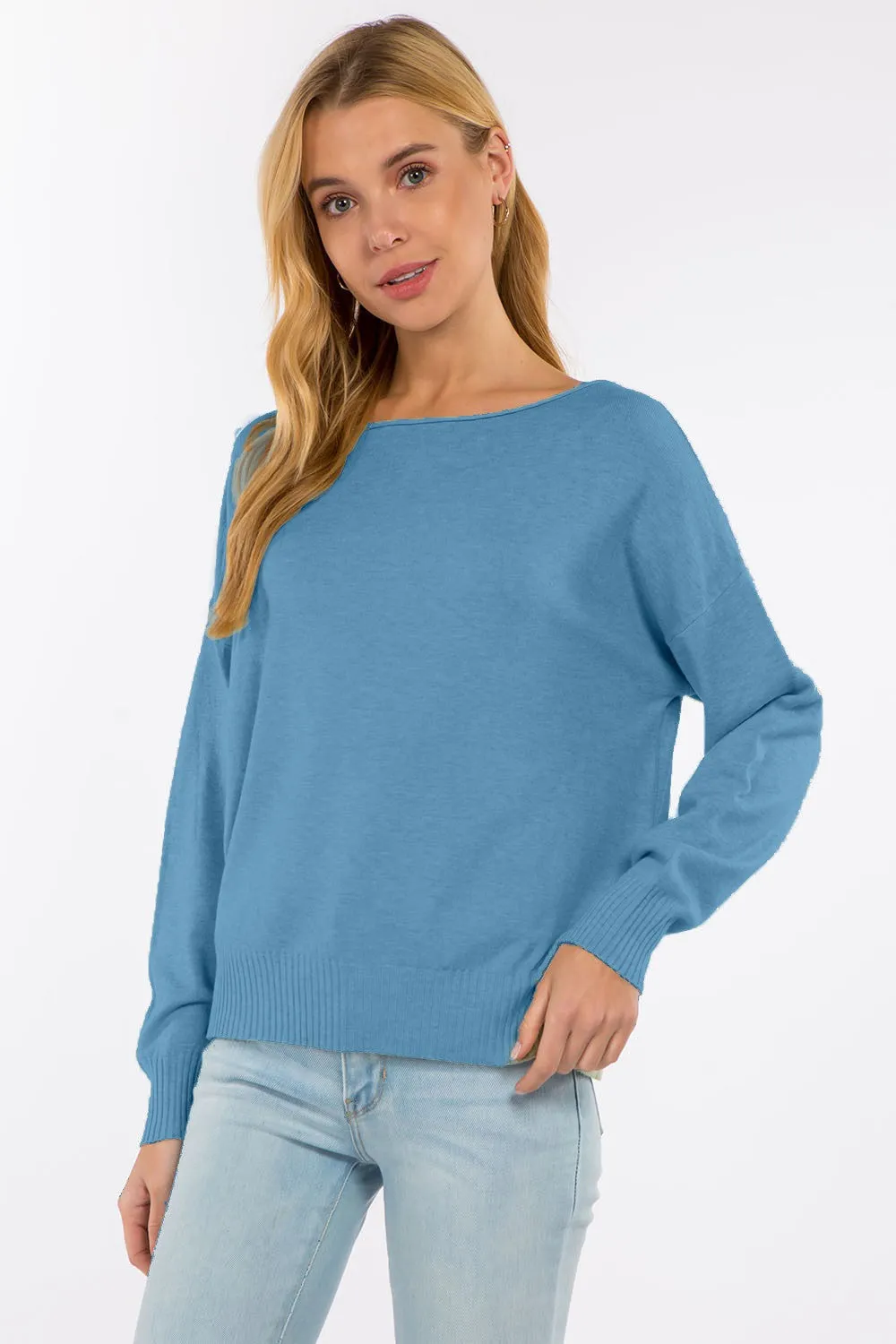 Dreamers Boat Neck Sweater - 3 Colors