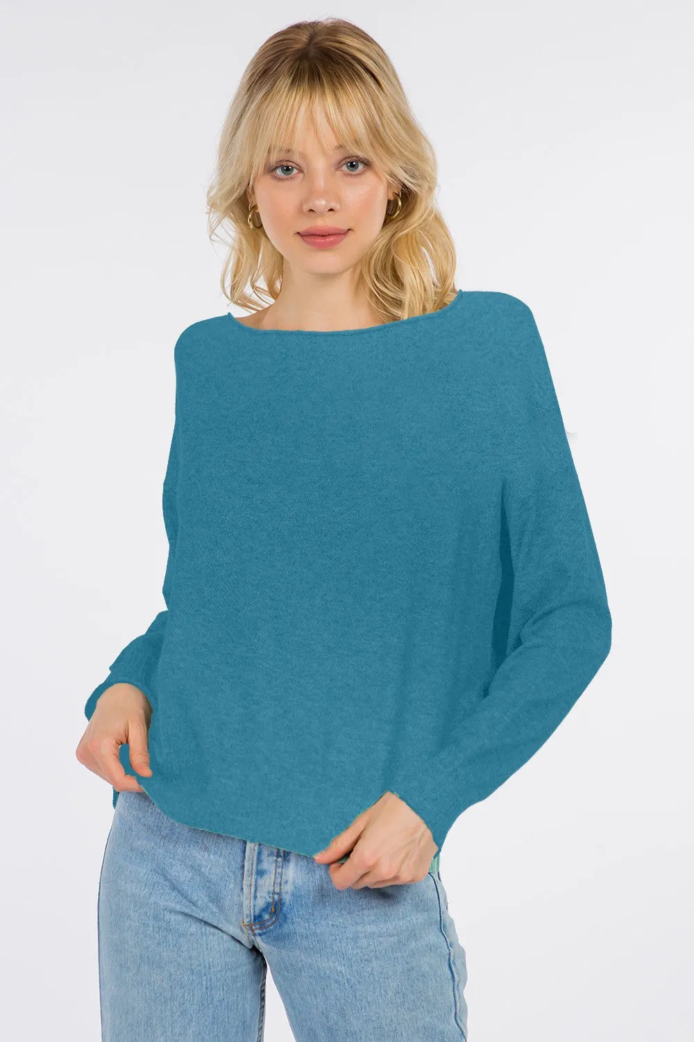 Dreamers Boat Neck Sweater - 3 Colors