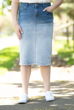 Faded Glory Denim Skirt