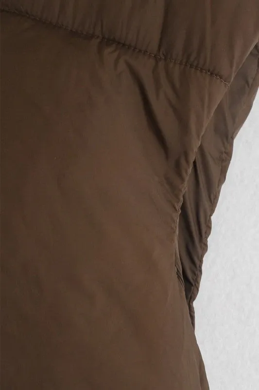Full Zipper Puffer Vest
