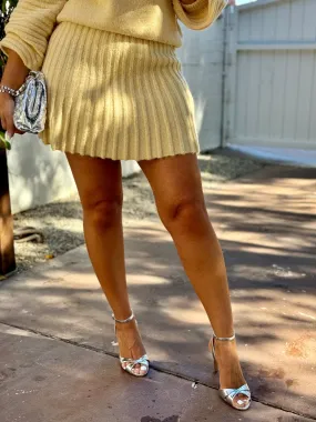 Gabrielle Sweater Skirt (Butter)