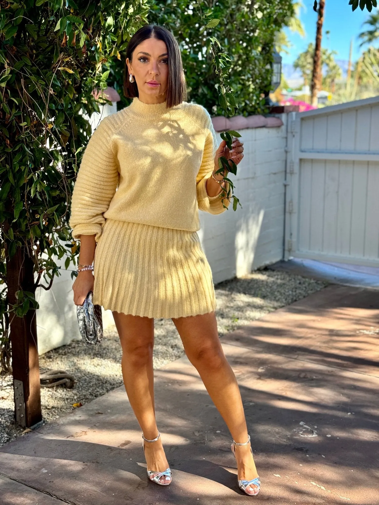 Gabrielle Sweater Skirt (Butter)