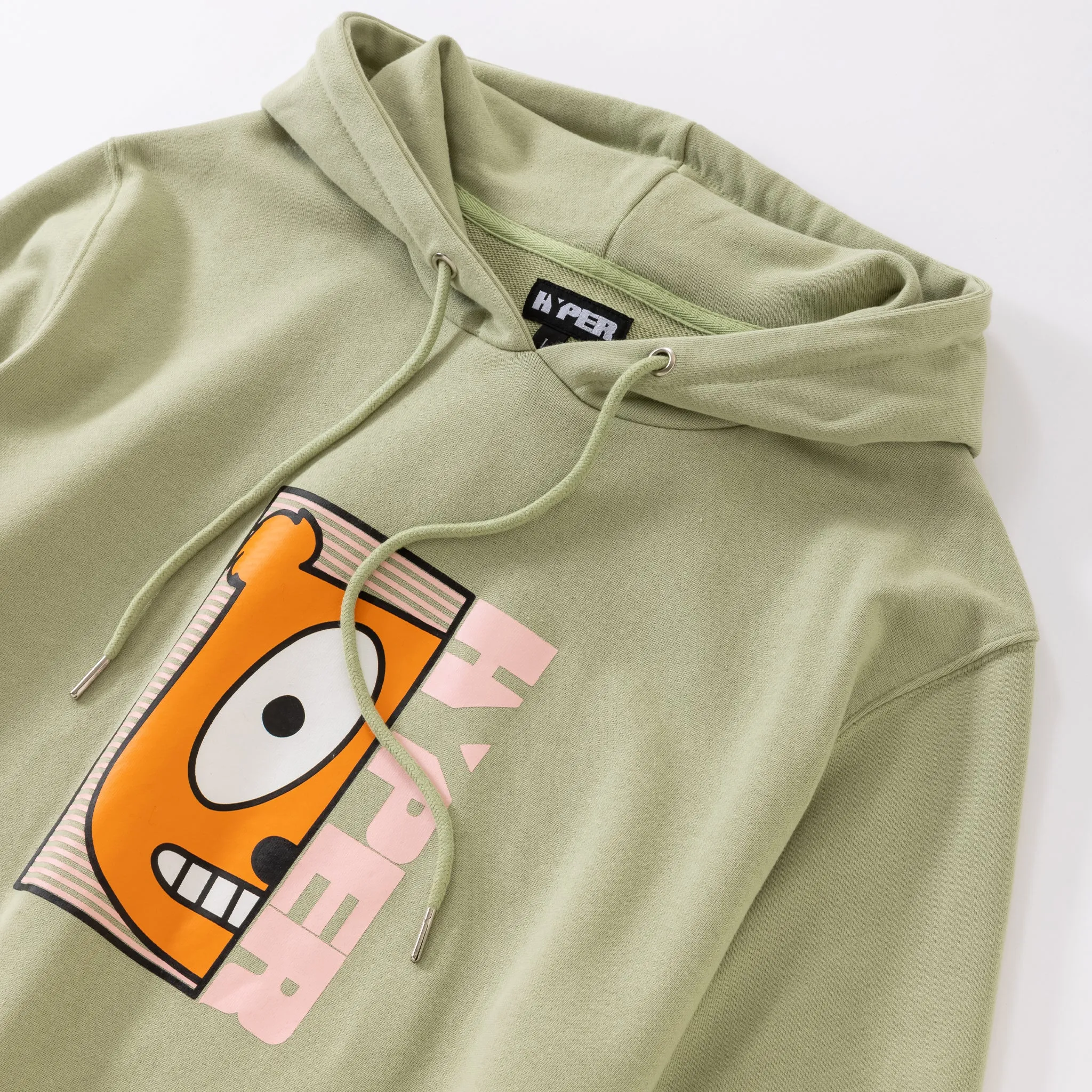 Half Face Green Hoodie
