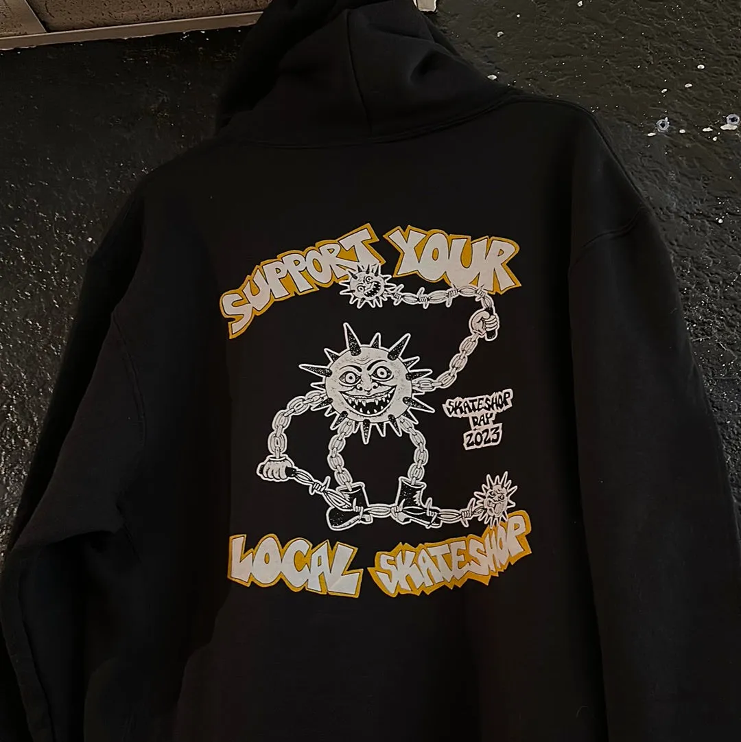 Holistic x Mike Gigliotti Hoodie - (Skateshop Day) Black