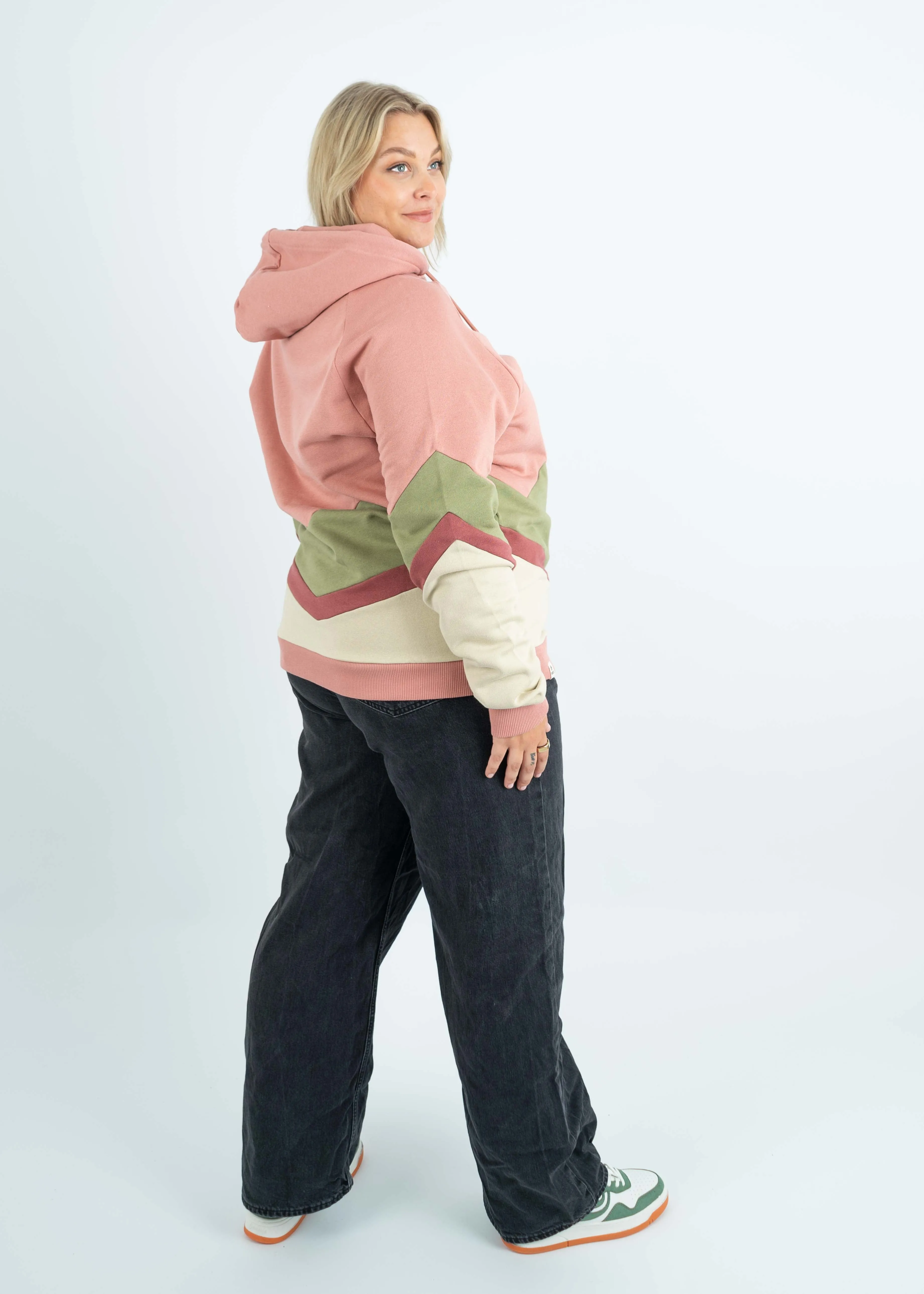Hoodie BEEVERN  OldRose