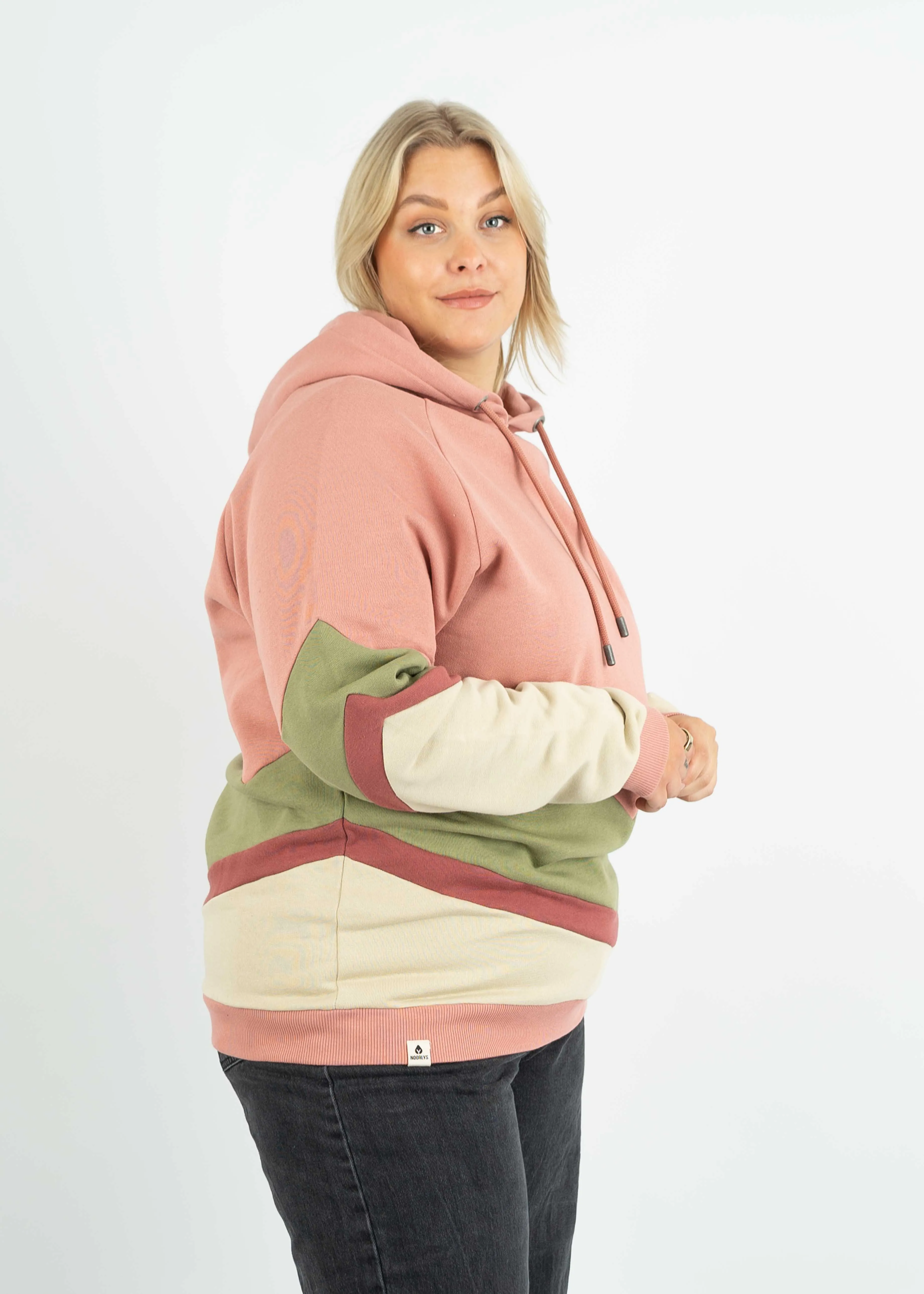 Hoodie BEEVERN  OldRose