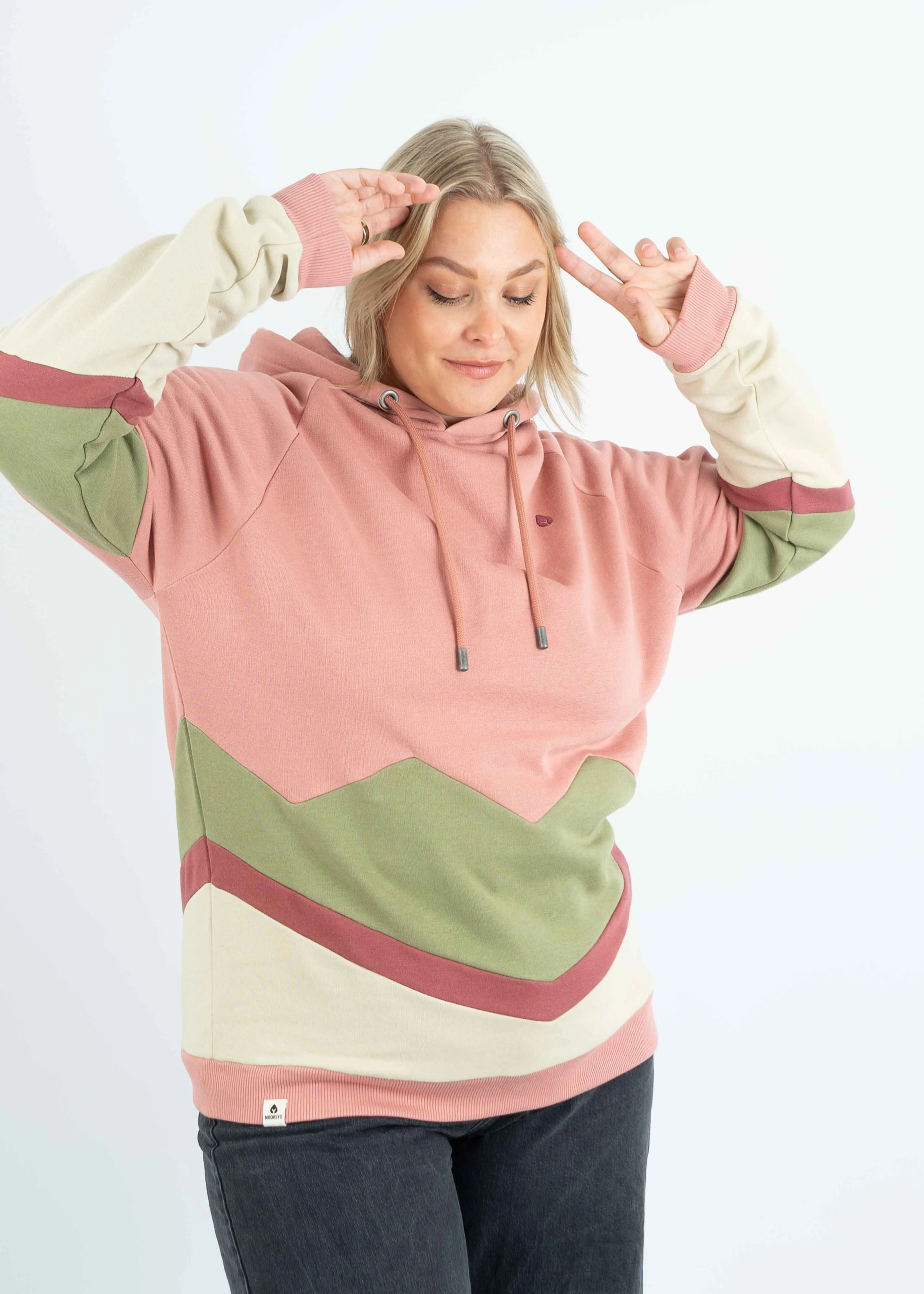 Hoodie BEEVERN  OldRose