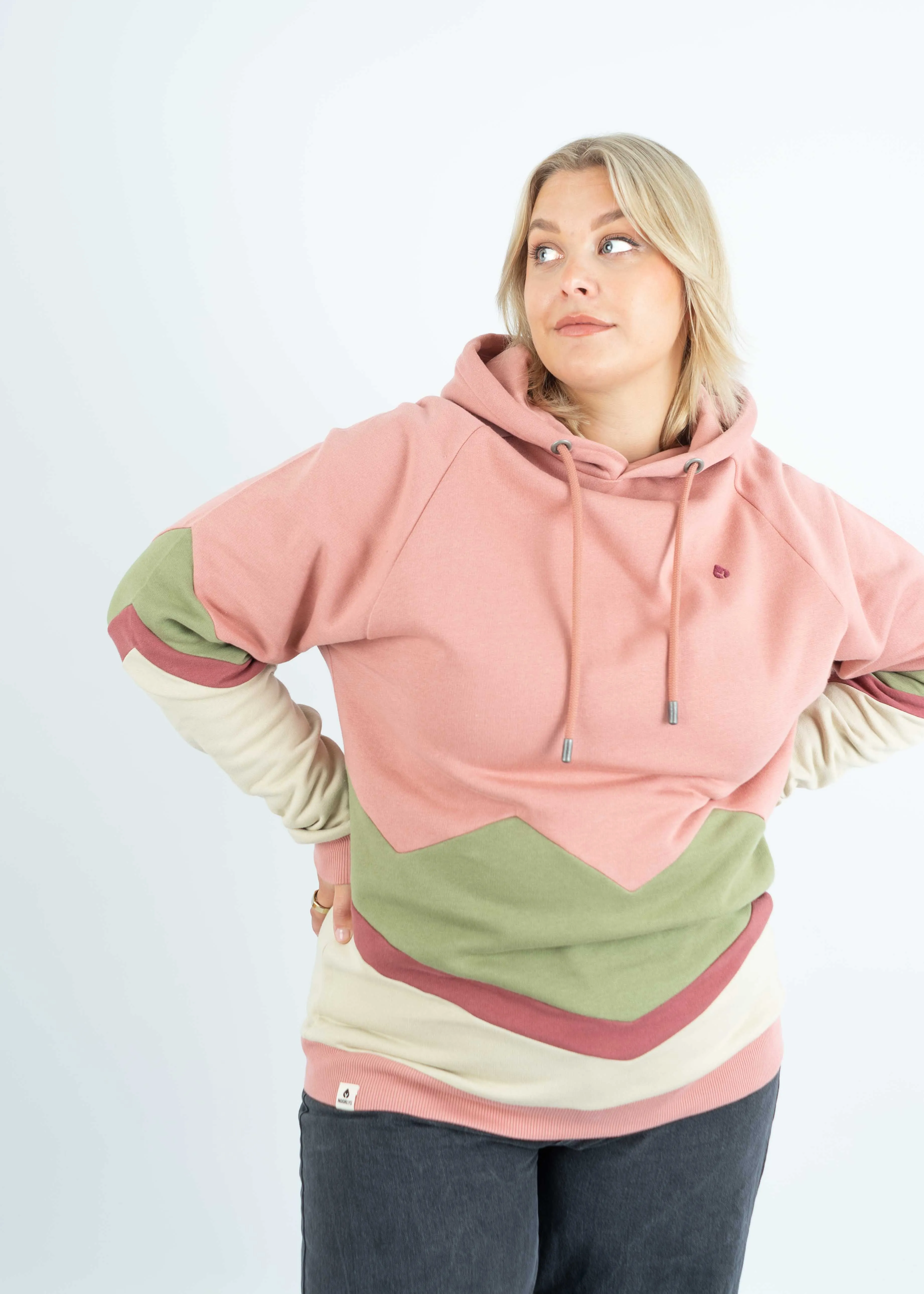 Hoodie BEEVERN  OldRose