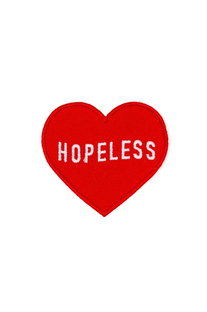 Hopeless Embroidered Iron-On Patch (2.5")