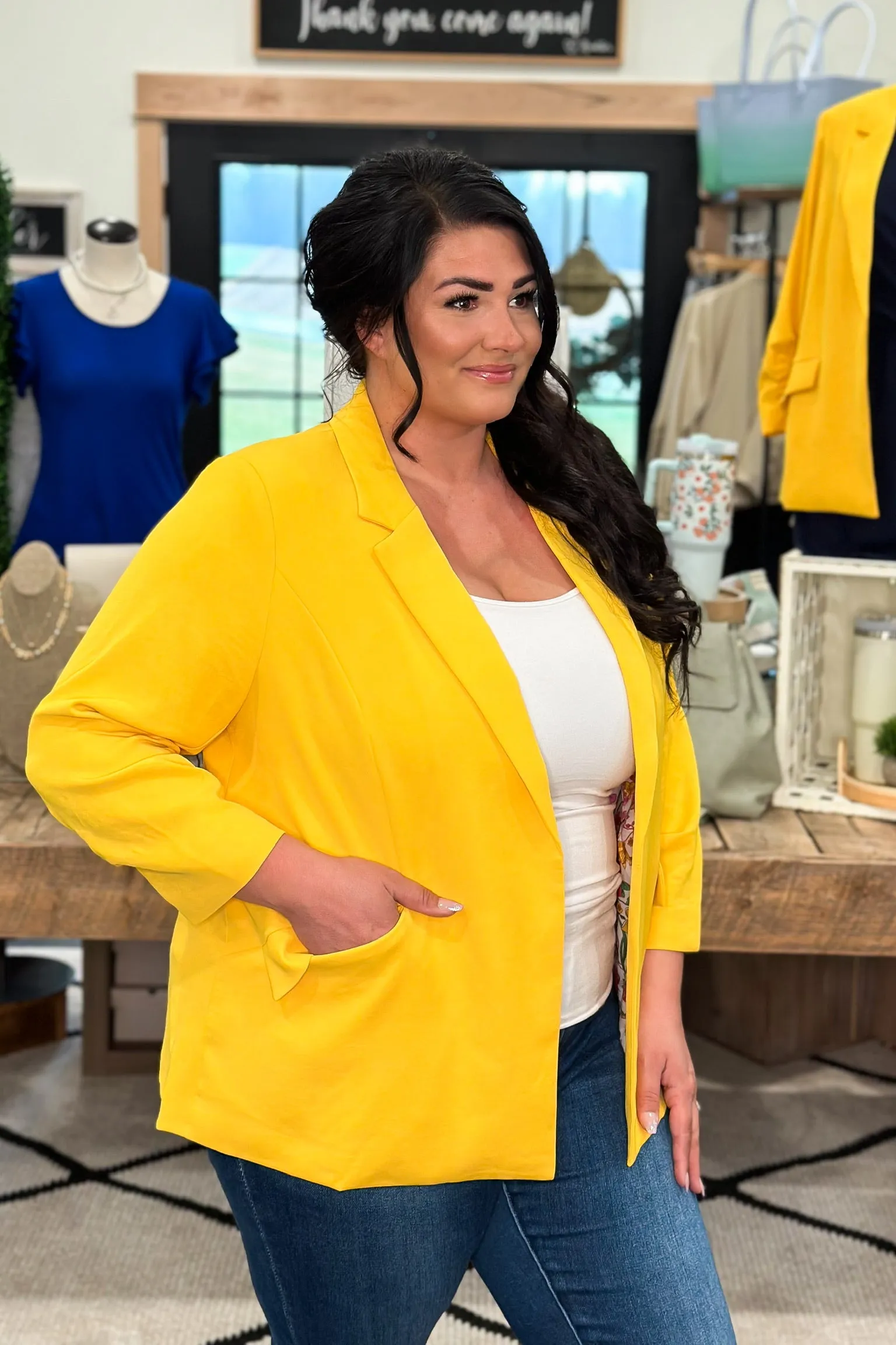 Marigold Blazer- Curvy