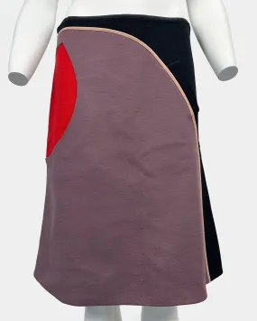 Marni Color Block Double Layer Skirt 2000's