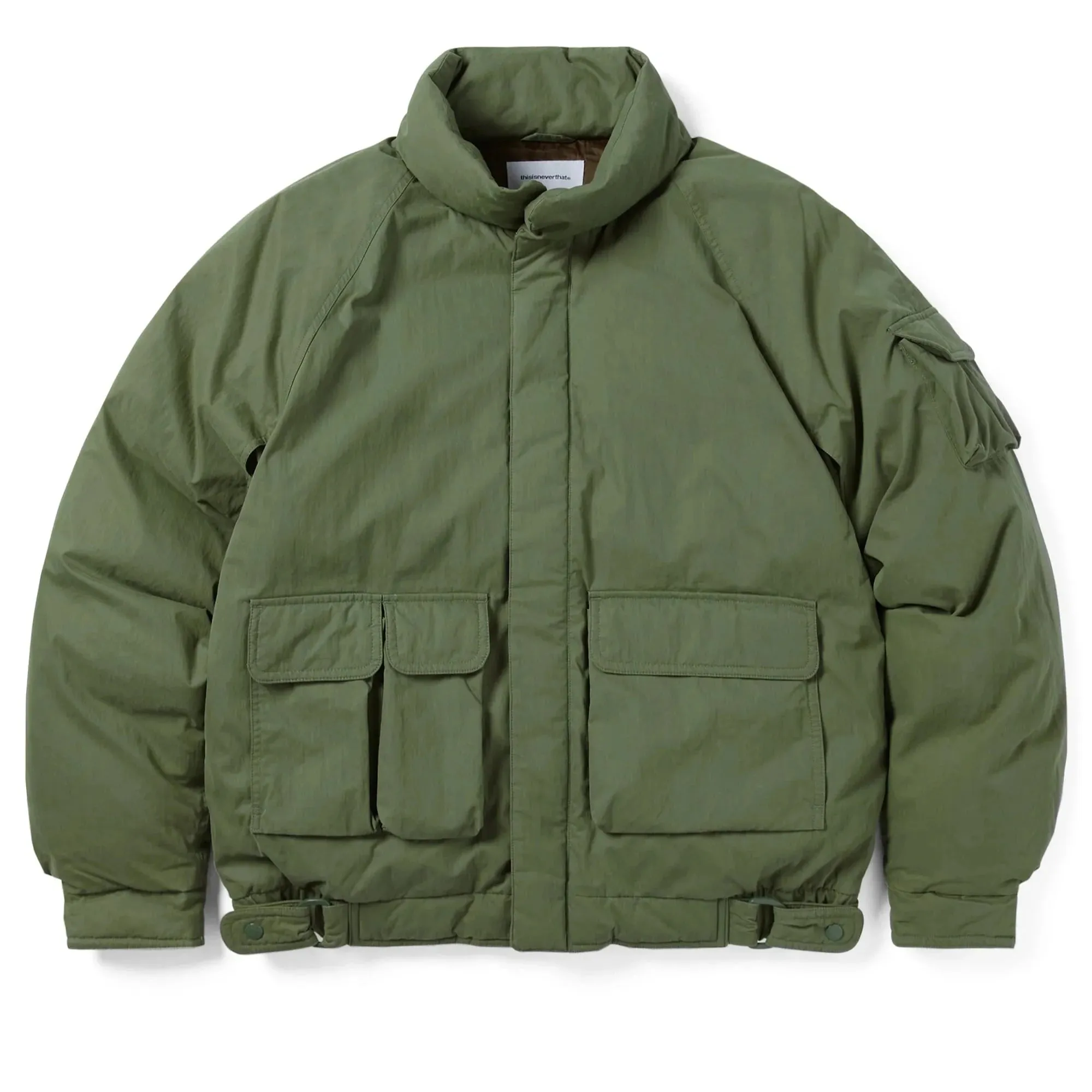 Multi Pocket Down Jacket Green / thisisneverthat