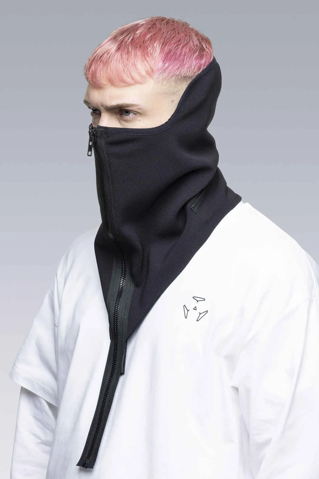 NG4-SS schoeller 3XDRY WB-400 Zip Neck Gaiter Black