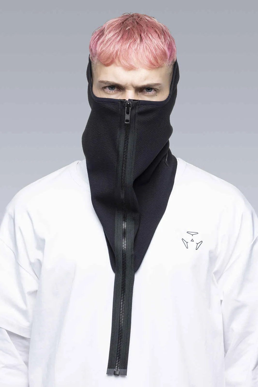 NG4-SS schoeller 3XDRY WB-400 Zip Neck Gaiter Black
