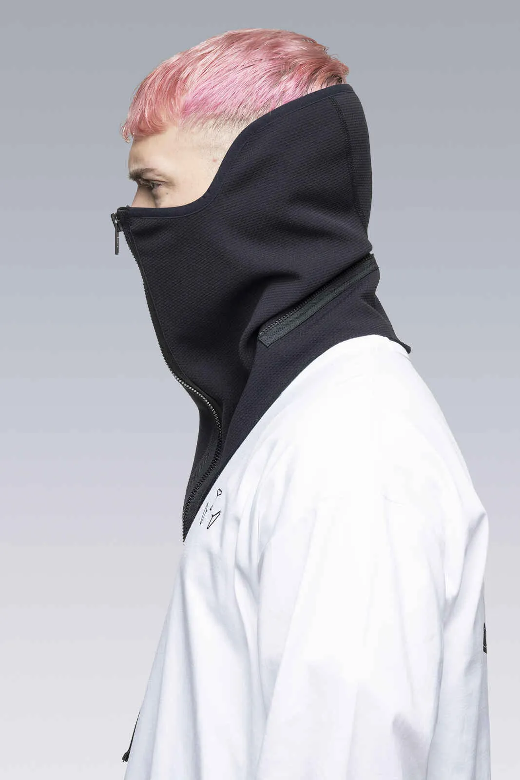 NG4-SS schoeller 3XDRY WB-400 Zip Neck Gaiter Black